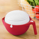 Escorredor Giratório de Dupla Camada – Prático e Funcional