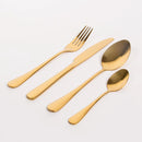 Faqueiro de 16 Peças GLOSS FINISH Dourado Brilhante