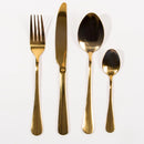 Faqueiro de 16 Peças GLOSS FINISH Dourado Brilhante