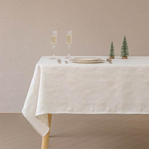 Toalha de Mesa CÁLLIA Branco 140x200cm