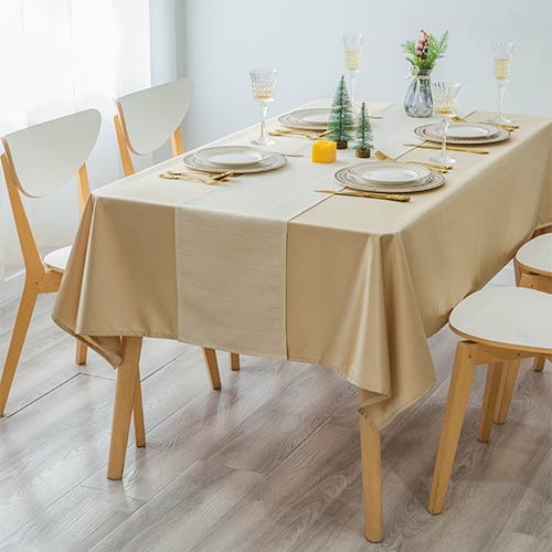 Toalha de Mesa ARLLUNA Dourado 140x250cm