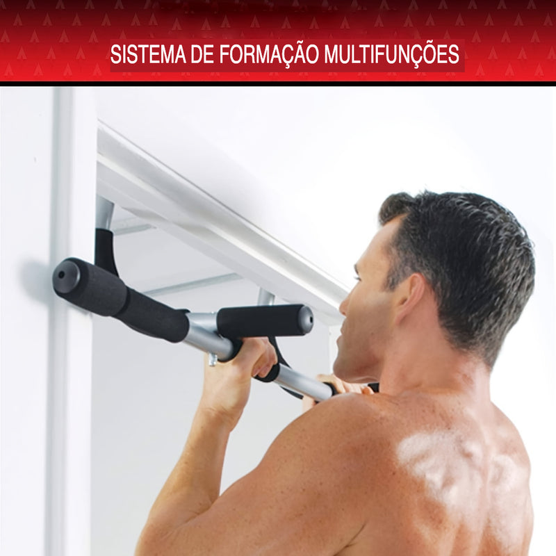 Barra de Elevação Portátil Ajustável – Treino Completo em Casa