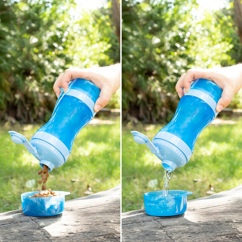 Garrafa 2 em 1 para Água e Comida de Animais Pettap InnovaGoods®