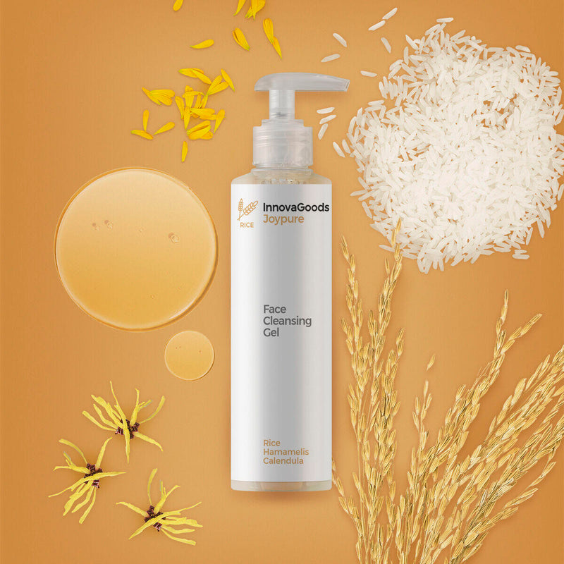 Gel Limpiador Facial Rice Joypure InnovaGoods® 200 ml