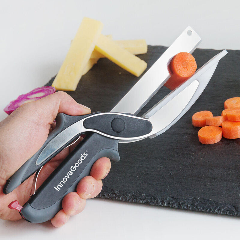 Tesoura-Faca com Mini Tábua de Cortar Integrada Scible InnovaGoods®