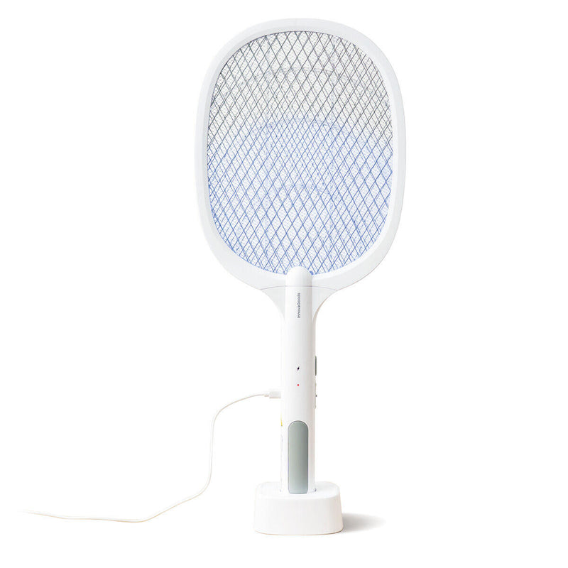 Raquete Elétrica Mata-Insetos Recarregável com Luz UV 2 em 1 Elecfly InnovaGoods®