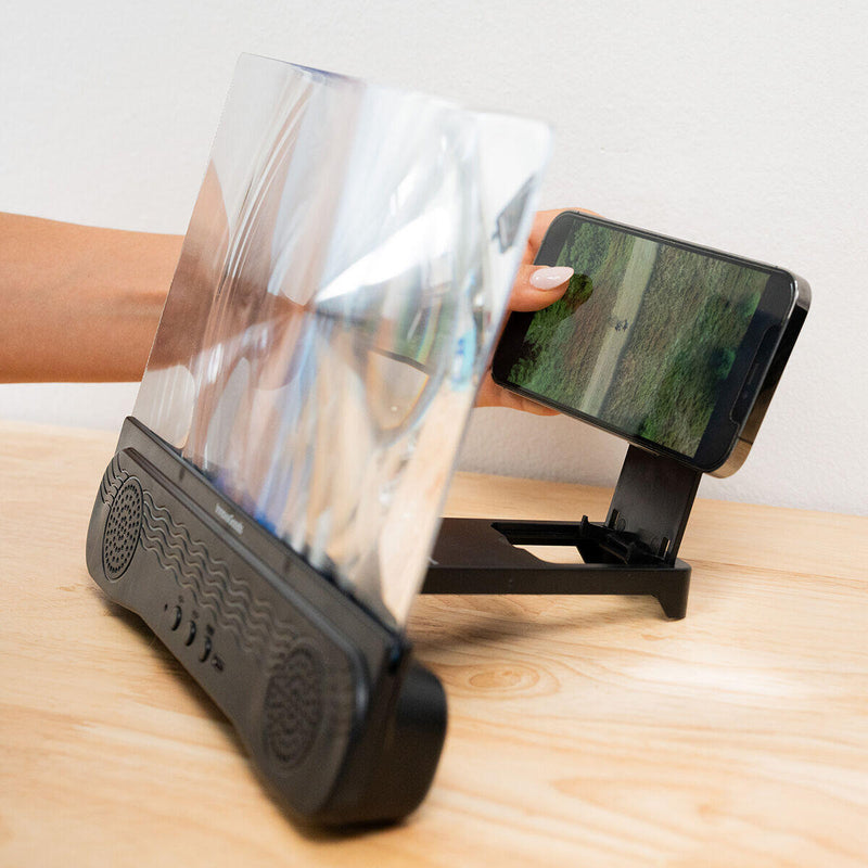Amplificador de Ecrã para Telemóveis com Altifalante Recarregável Screenier InnovaGoods®