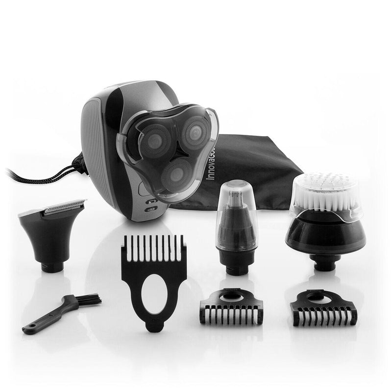 Máquina de Barbear Recarregável Ergonómica Multifunções 5 em 1 Shavestyler InnovaGoods®