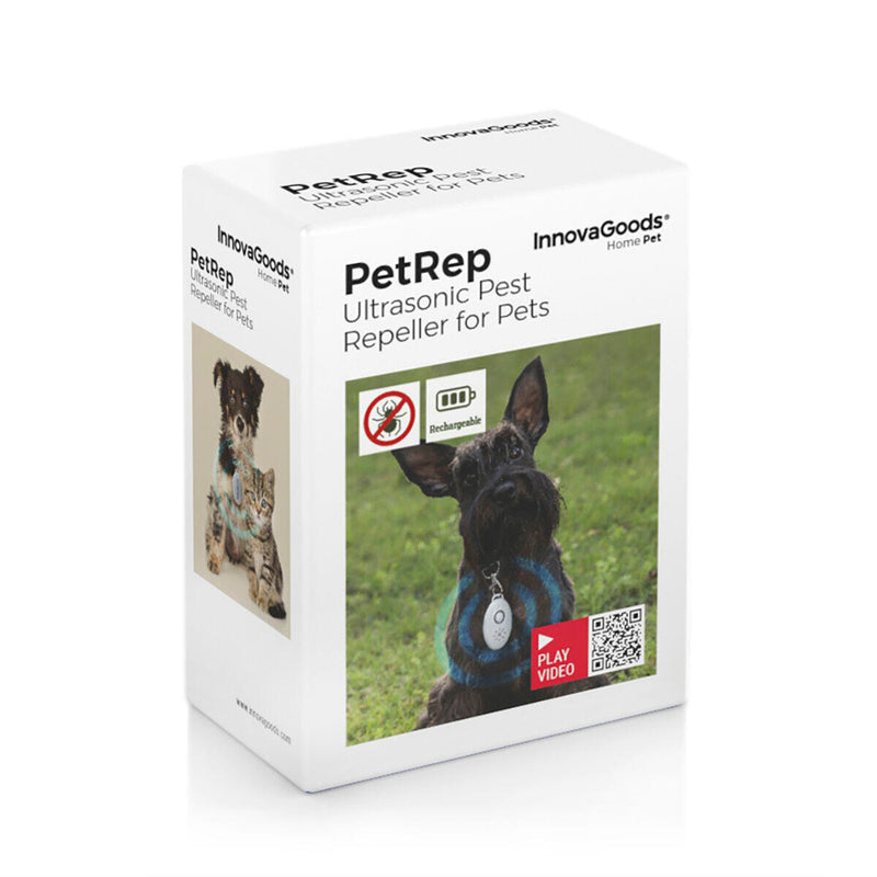 Antiparasitas Ultrassónico Recarregável para Animais de Estimação PetRep InnovaGoods®