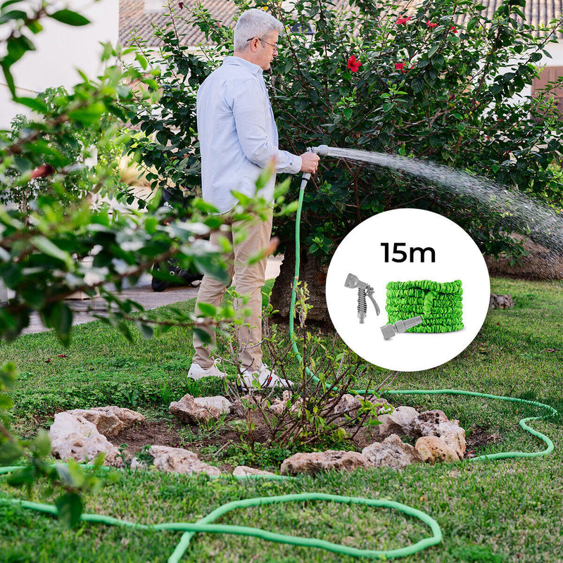 Mangueira de Jardim Extensível Hoostend InnovaGoods® 15 m