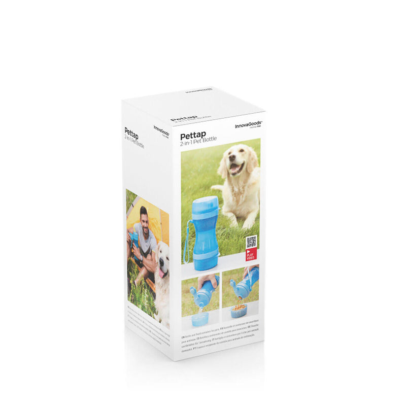 Garrafa 2 em 1 para Água e Comida de Animais Pettap InnovaGoods®