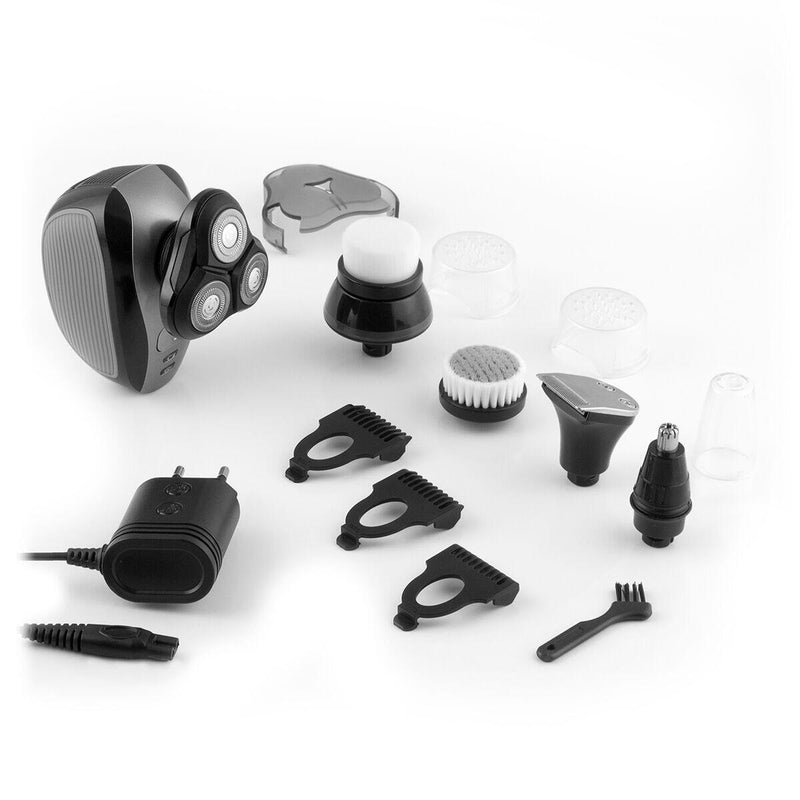 Máquina de Barbear Recarregável Ergonómica Multifunções 5 em 1 Shavestyler InnovaGoods®