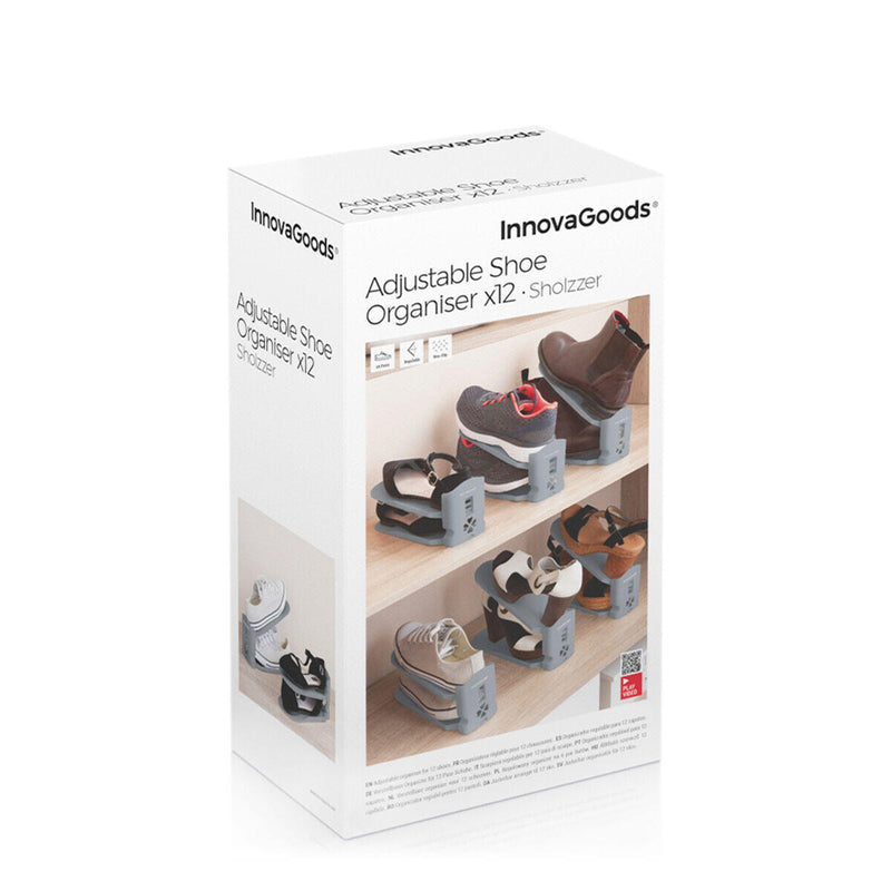 Organizador de Sapatos Ajustável Sholzzer InnovaGoods® (6 Unidades)