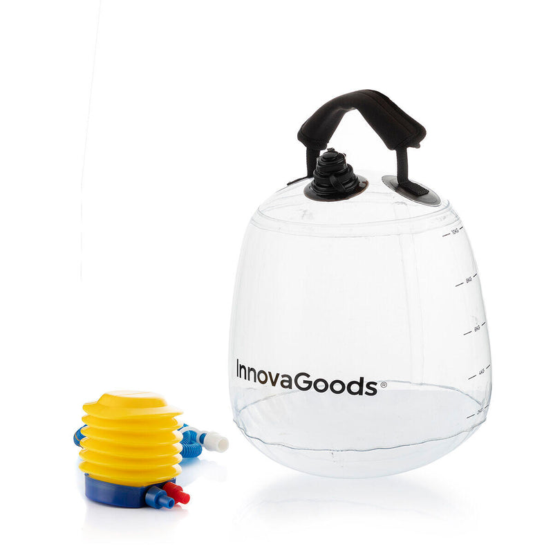Kettlebell de Água para Treino Fitness com Guia de Exercícios Fibell InnovaGoods®
