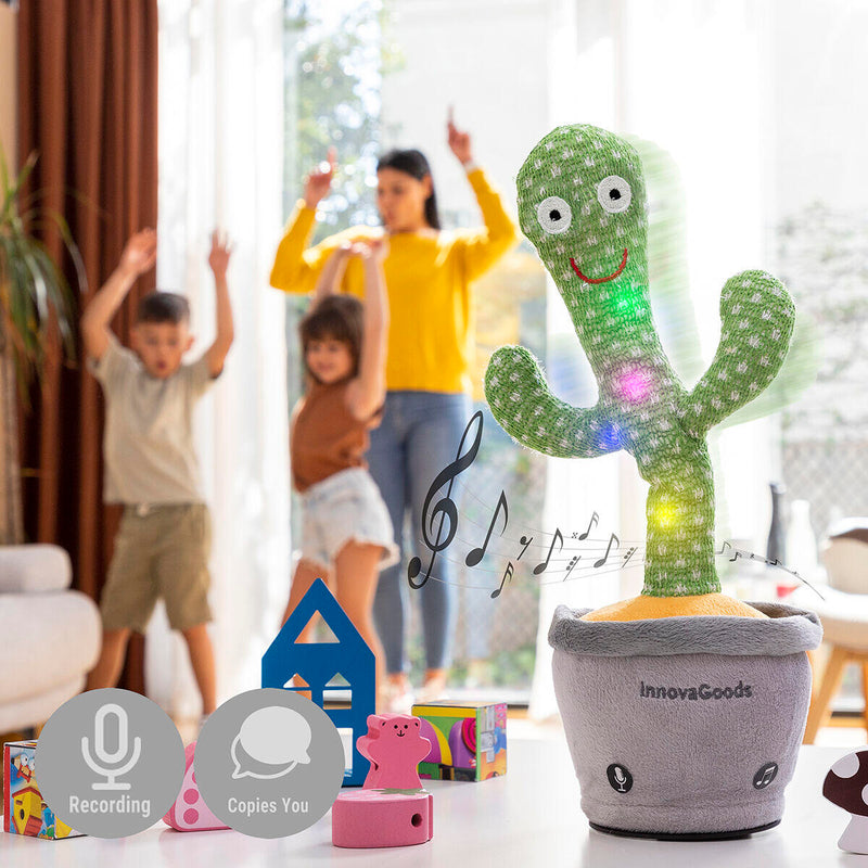 Cato Dançarino e Falante Recarregável com Música e LED Multicolorido Cacxi InnovaGoods®