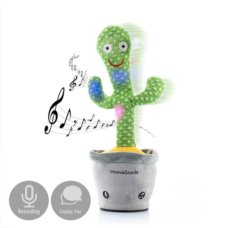 Cato Dançarino e Falante Recarregável com Música e LED Multicolorido Cacxi InnovaGoods®