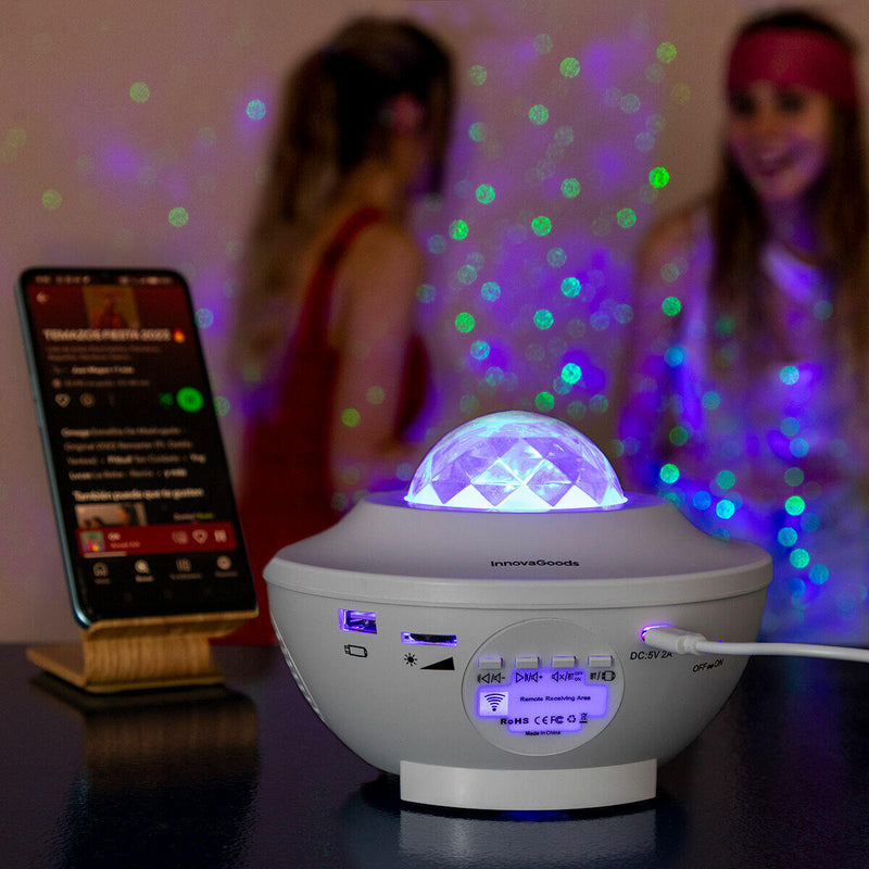 Projetor LED de Estrelas com Altifalante Sedlay InnovaGoods®