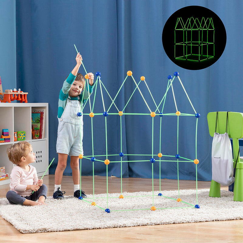 Kit de Construção de Fortes para Crianças Archikitt InnovaGoods® (85 Peças)
